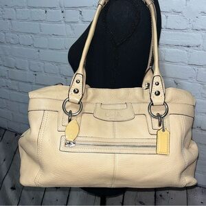 Vintage Y2K Coach Penelope Leather Carryall Shoulder Bag